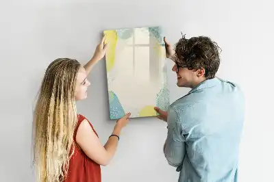 Magnetická kresliaca tabuľa v dekoratívnom rámčeku