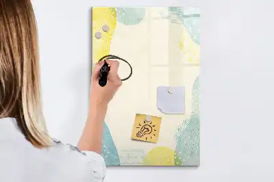 Magnetická kresliaca tabuľa v dekoratívnom rámčeku