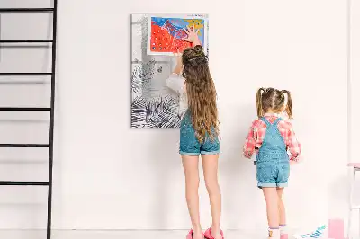 Magnetická tabuľa na kreslenie s motívom palmových listov