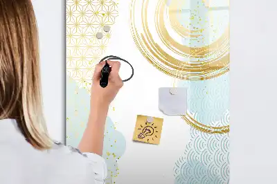 Magnetická kresliaca tabuľa dekoratívna abstrakcia