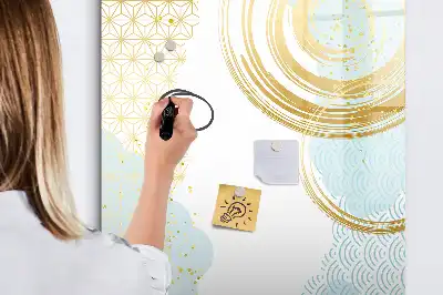 Magnetická kresliaca tabuľa dekoratívna abstrakcia