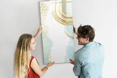 Magnetická kresliaca tabuľa dekoratívna abstrakcia
