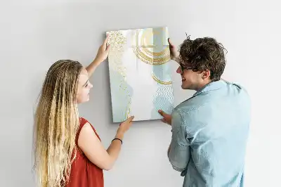 Magnetická kresliaca tabuľa dekoratívna abstrakcia