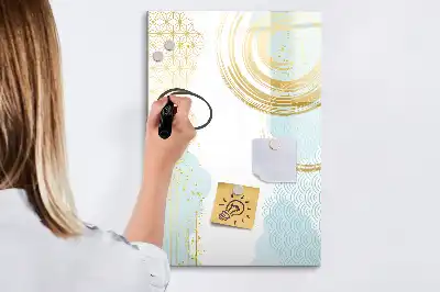 Magnetická kresliaca tabuľa dekoratívna abstrakcia