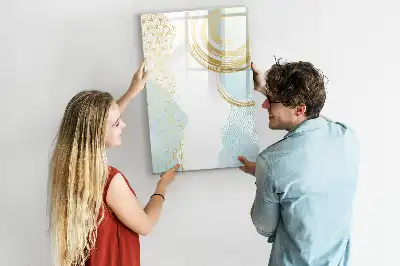 Magnetická kresliaca tabuľa dekoratívna abstrakcia