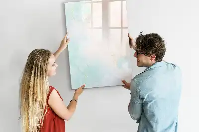 Magnetická tabuľa na kreslenie pastelová abstrakcia