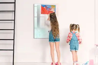 Magnetická tabuľa na kreslenie pastelová abstrakcia