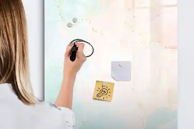 Magnetická tabuľa na kreslenie pastelová abstrakcia