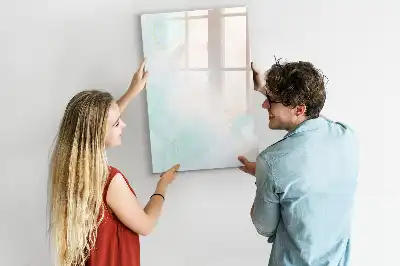 Magnetická tabuľa na kreslenie pastelová abstrakcia