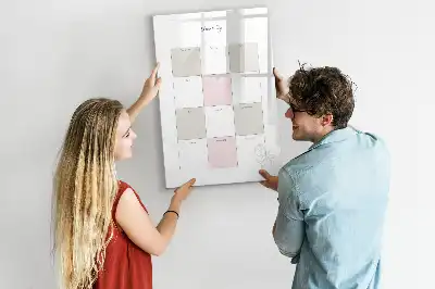Magnetická tabuľa na kreslenie ročný plánovač