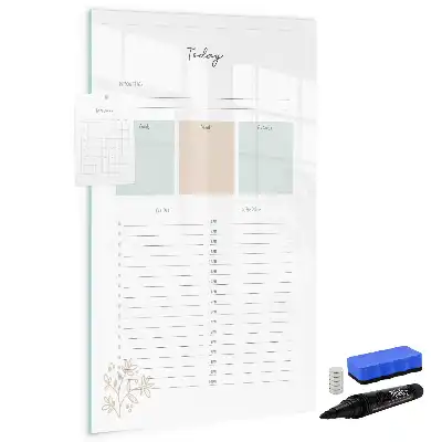 Magnetická kresliaca tabuľa plánovač na dnešok