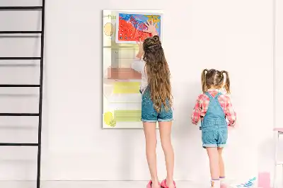 Magnetická tabuľa na kreslenie plánovač menu