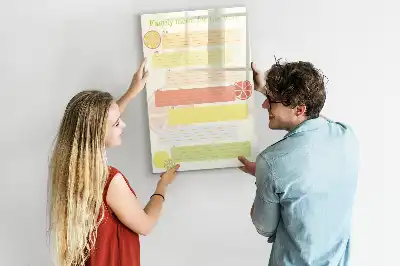 Magnetická tabuľa na kreslenie plánovač menu
