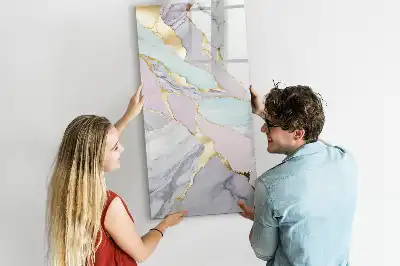Magnetická kresliaca tabuľa v dizajne dekoratívneho mramoru