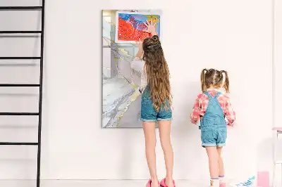 Magnetická kresliaca tabuľa v dizajne dekoratívneho mramoru
