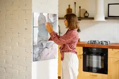 Magnetická tabuľa na kreslenie mramorová