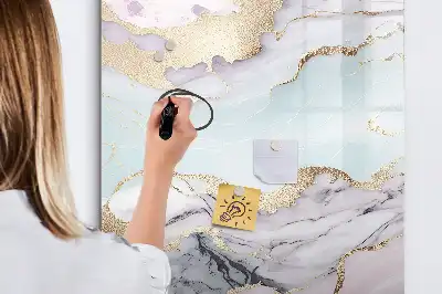 Magnetická tabuľa na kreslenie mramorová