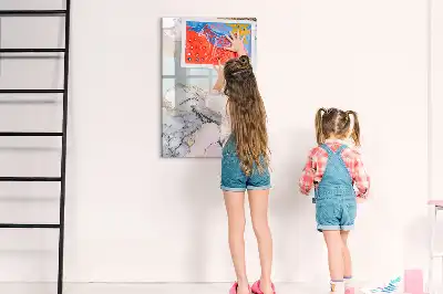 Magnetická tabuľa na kreslenie mramorová