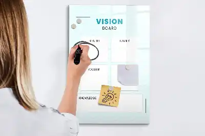 Magnetická tabuľa na kreslenie zdravotný plánovač
