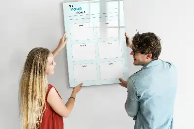 Magnetická kresliaca tabuľa plánovač cieľov