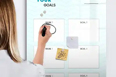 Magnetická kresliaca tabuľa plánovač cieľov