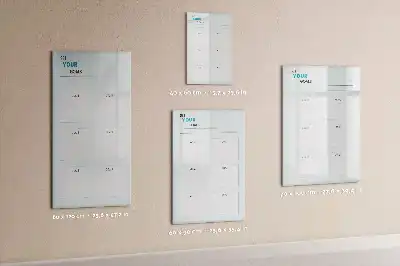 Magnetická kresliaca tabuľa plánovač cieľov