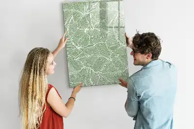 Magnetická tabuľa na kreslenie vzor veľkých listov