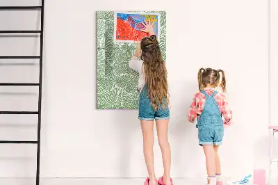 Magnetická tabuľa na kreslenie vzor veľkých listov