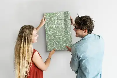 Magnetická tabuľa na kreslenie vzor veľkých listov