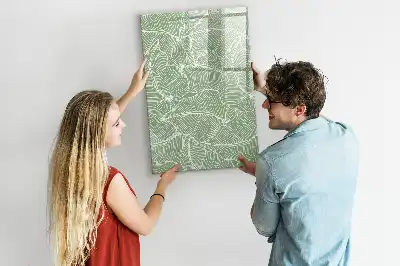 Magnetická tabuľa na kreslenie vzor veľkých listov