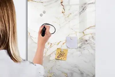 Magnetická tabuľa na kreslenie v dizajne dekoratívneho mramoru