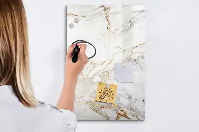 Magnetická tabuľa na kreslenie v dizajne dekoratívneho mramoru