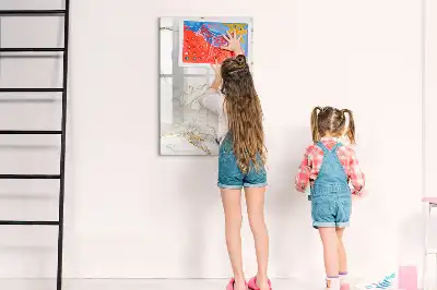 Magnetická tabuľa na kreslenie v dizajne dekoratívneho mramoru