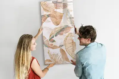 Magnetická kresliaca tabuľa so vzorom vtáčieho peria