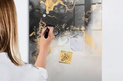 Magnetická tabuľa na kreslenie mramorová abstrakcia
