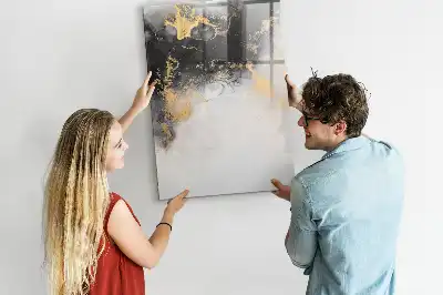 Magnetická tabuľa na kreslenie mramorová abstrakcia