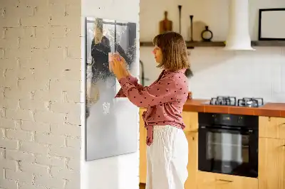 Magnetická tabuľa na kreslenie mramorová abstrakcia