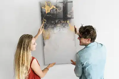 Magnetická tabuľa na kreslenie mramorová abstrakcia