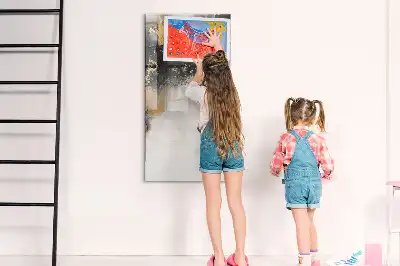 Magnetická tabuľa na kreslenie mramorová abstrakcia