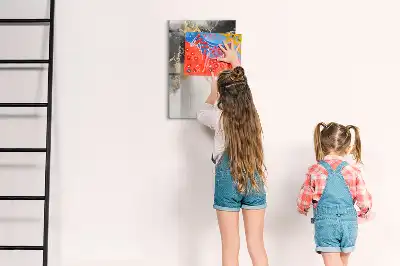 Magnetická tabuľa na kreslenie mramorová abstrakcia