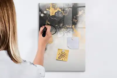Magnetická tabuľa na kreslenie mramorová abstrakcia