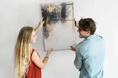 Magnetická tabuľa na kreslenie mramorová abstrakcia