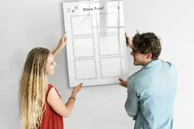 Magnetická kresliaca tabuľa v prevedení tabule vízií