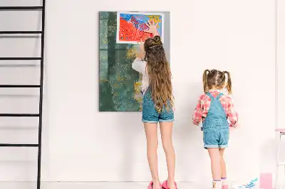 Magnetická tabuľa na kreslenie dekoratívny vzor