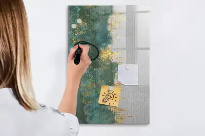 Magnetická tabuľa na kreslenie dekoratívny vzor