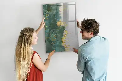 Magnetická tabuľa na kreslenie dekoratívny vzor
