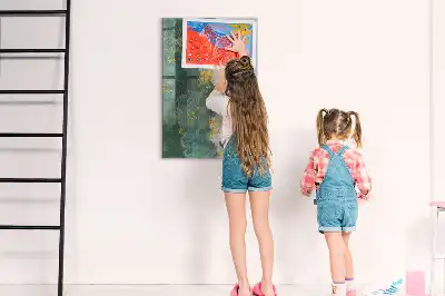 Magnetická tabuľa na kreslenie dekoratívny vzor