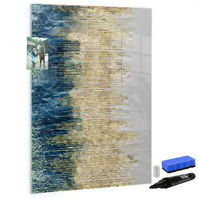 Magnetická kresliaca tabuľa s dekoratívnym vzorom