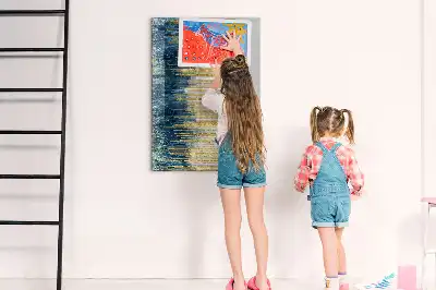 Magnetická kresliaca tabuľa s dekoratívnym vzorom