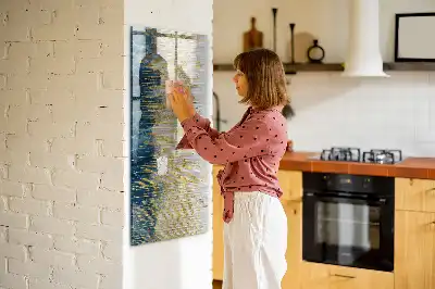 Magnetická kresliaca tabuľa s dekoratívnym vzorom